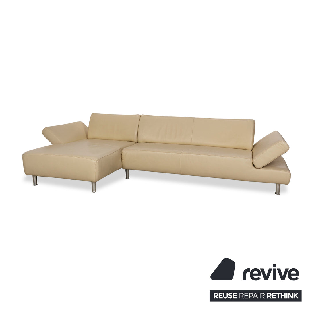 Willi Schillig Taboo Corner Sofa Beige Manual Function Sofa Couch