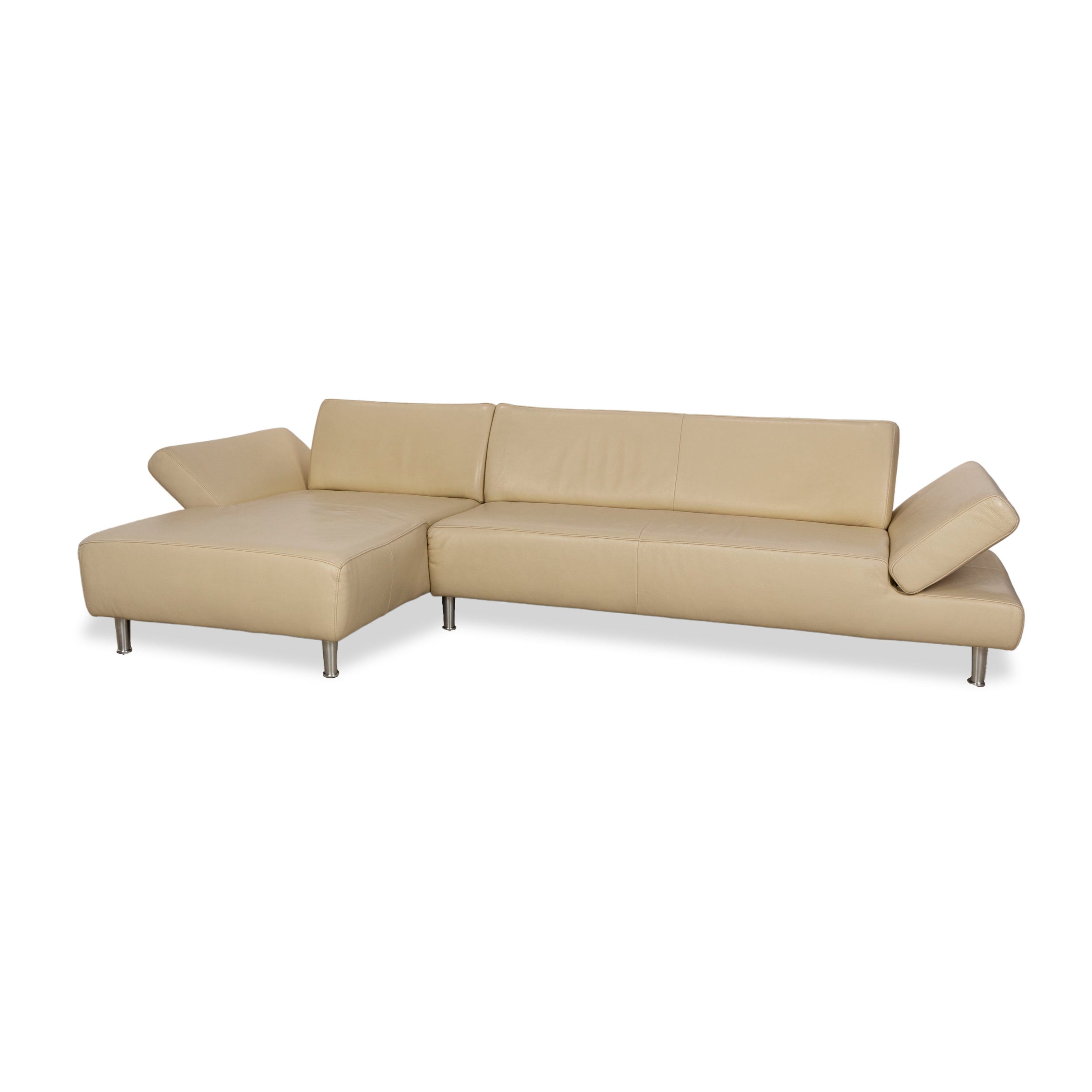 Willi Schillig Taboo Ecksofa Beige manuelle Funktion Sofa Couch