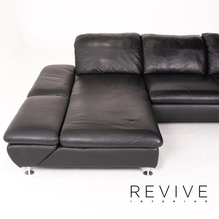 Willi Schillig Taoo læderhjørnesofa sort sofa funktion sofa #14570