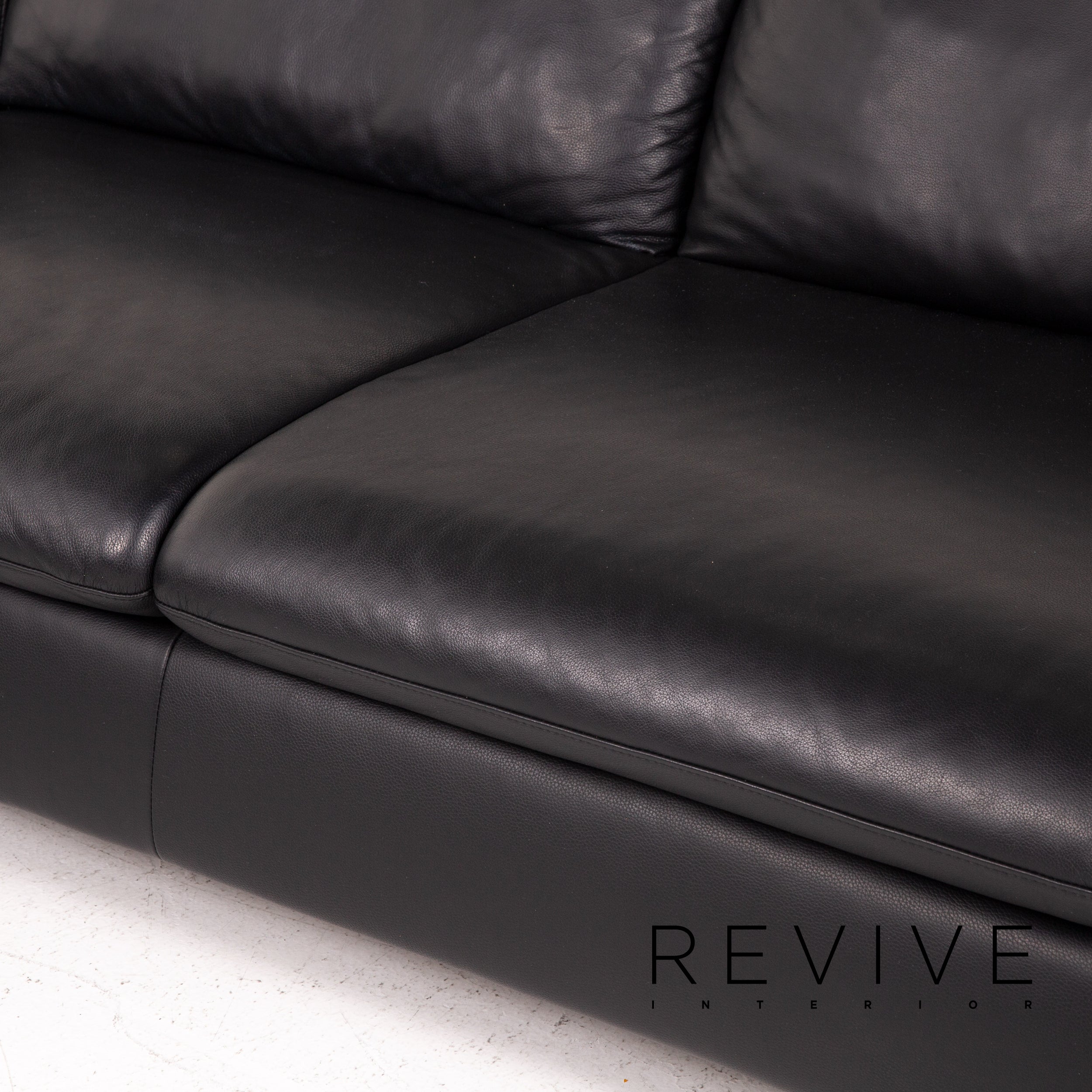 Willi Schillig Taoo læderhjørnesofa sort sofa funktion sofa #14570