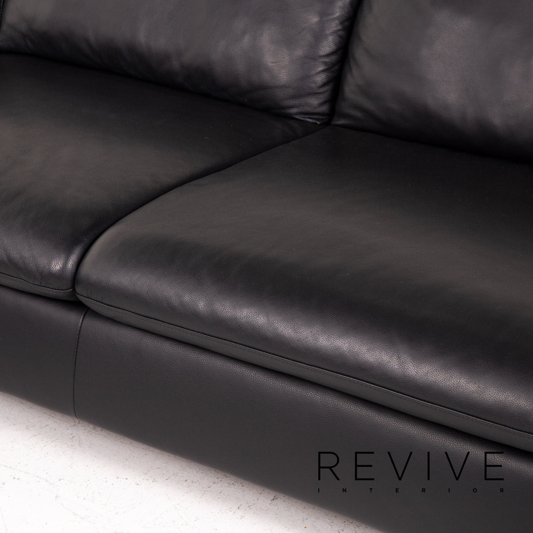 Willi Schillig Taoo læderhjørnesofa sort sofa funktion sofa #14570
