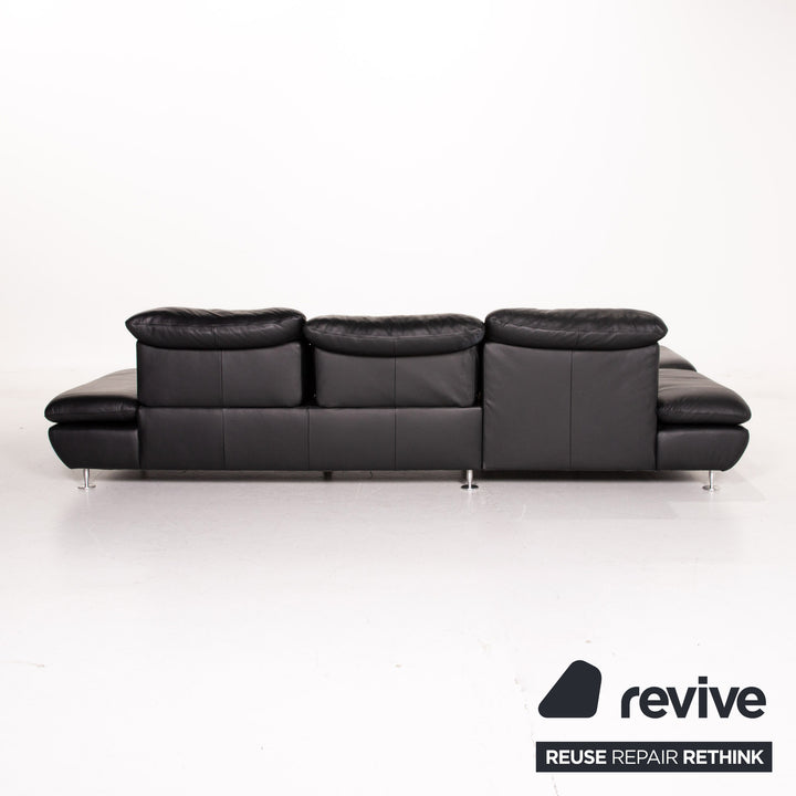 Willi Schillig Taoo læderhjørnesofa sort sofa funktion sofa #14570