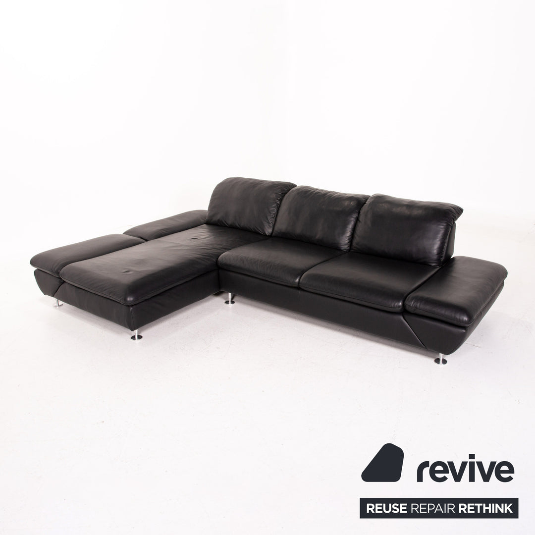 Willi Schillig Taoo læderhjørnesofa sort sofa funktion sofa #14570