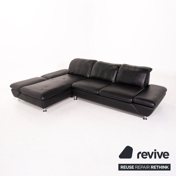 Willi Schillig Taoo læderhjørnesofa sort sofa funktion sofa #14570