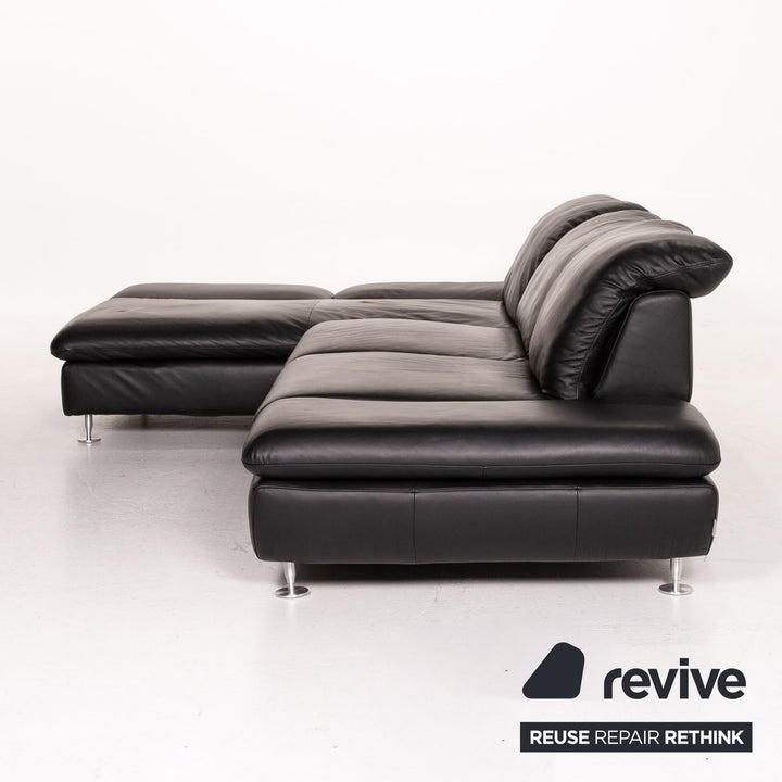 Willi Schillig Taoo læderhjørnesofa sort sofa funktion sofa #14570