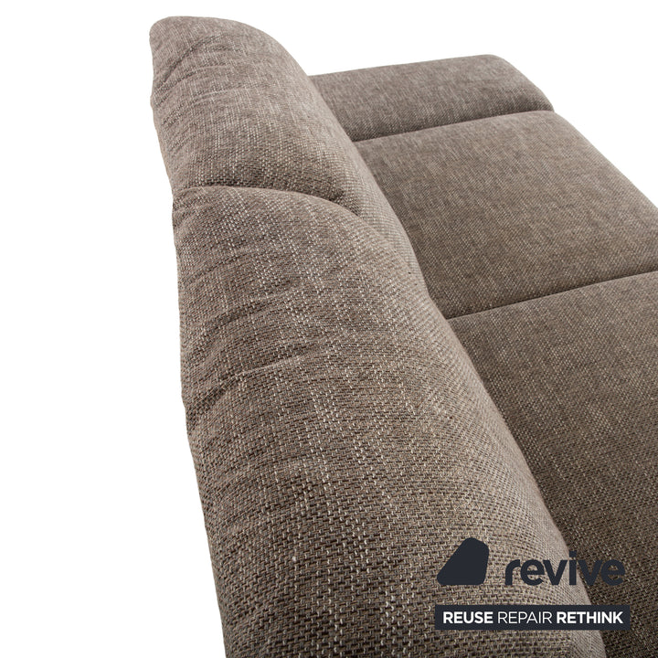 Willi Schillig Taoo fabric corner sofa grey chaise longue left manual function sofa couch