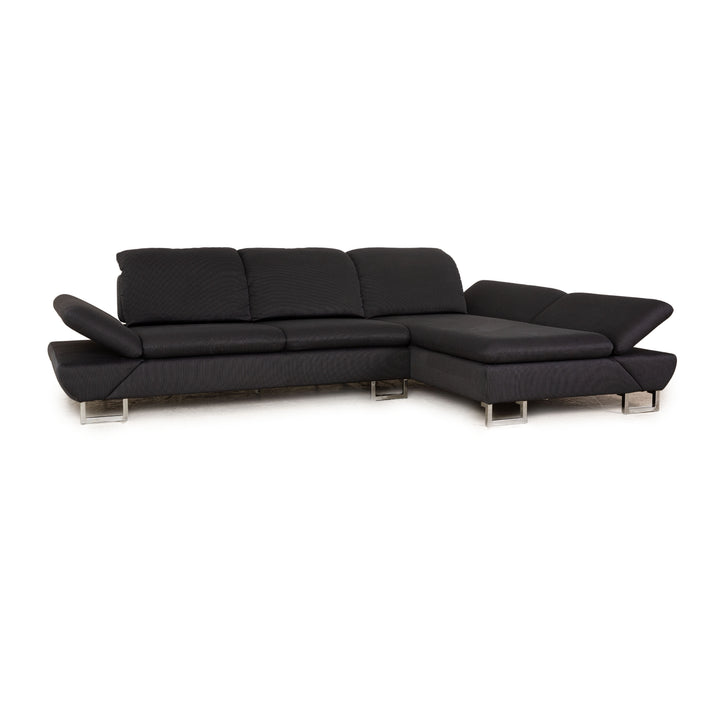 Willi Schillig Taoo Stoff Ecksofa Grau Recamiere Rechts manuelle Funktion Sofa Couch