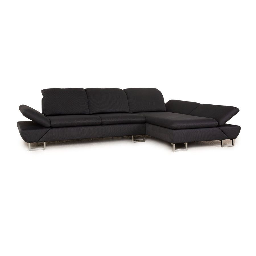 Willi Schillig Taoo Fabric Corner Sofa Gray Recamiere Right Manual Function Sofa Couch