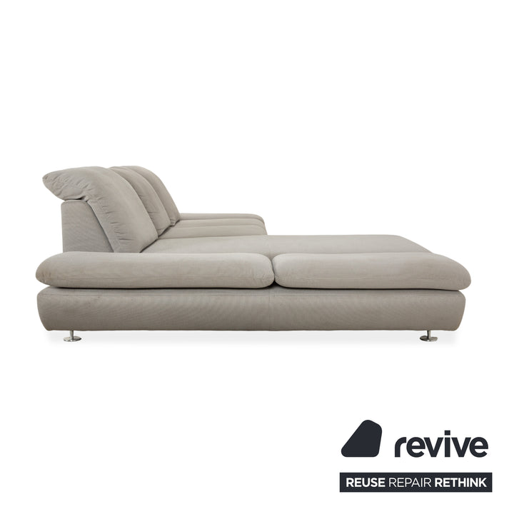Willi Schillig Taoo Stoff Ecksofa Grau Sofa Couch manuelle Funktion