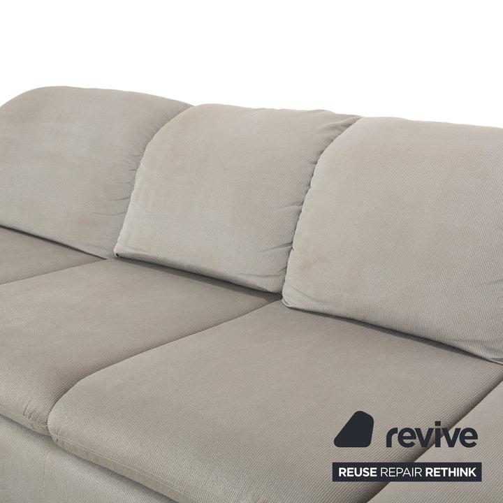 Willi Schillig Taoo Stoff Ecksofa Grau Sofa Couch manuelle Funktion