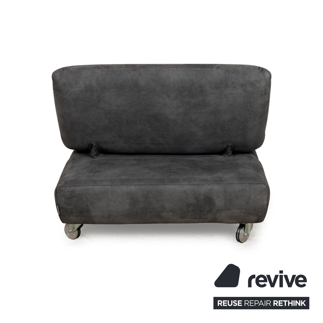 Willi Schillig Taoo Stoff Hocker Grau manuelle Funktion