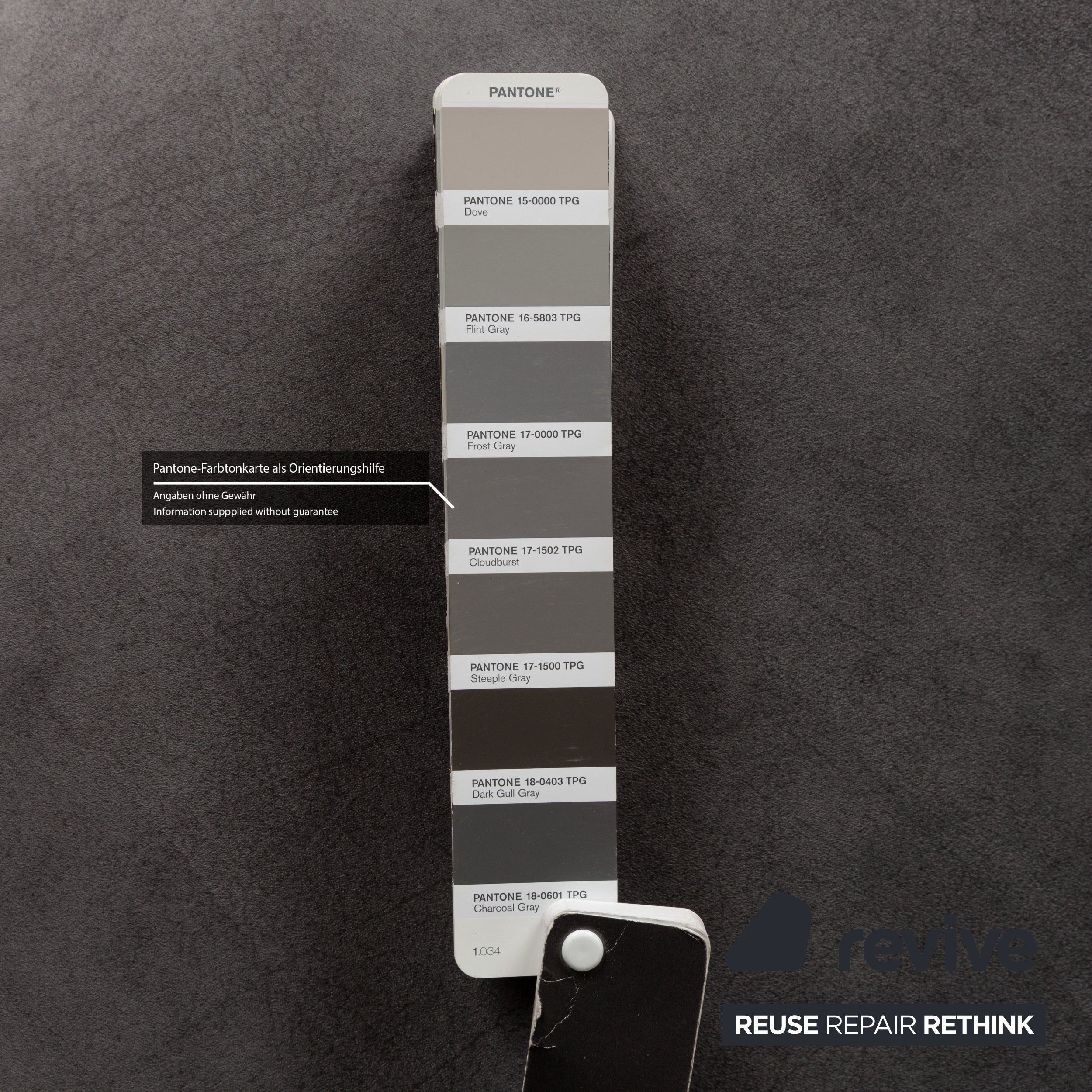 Willi Schillig Taoo Stoff Hocker Grau manuelle Funktion