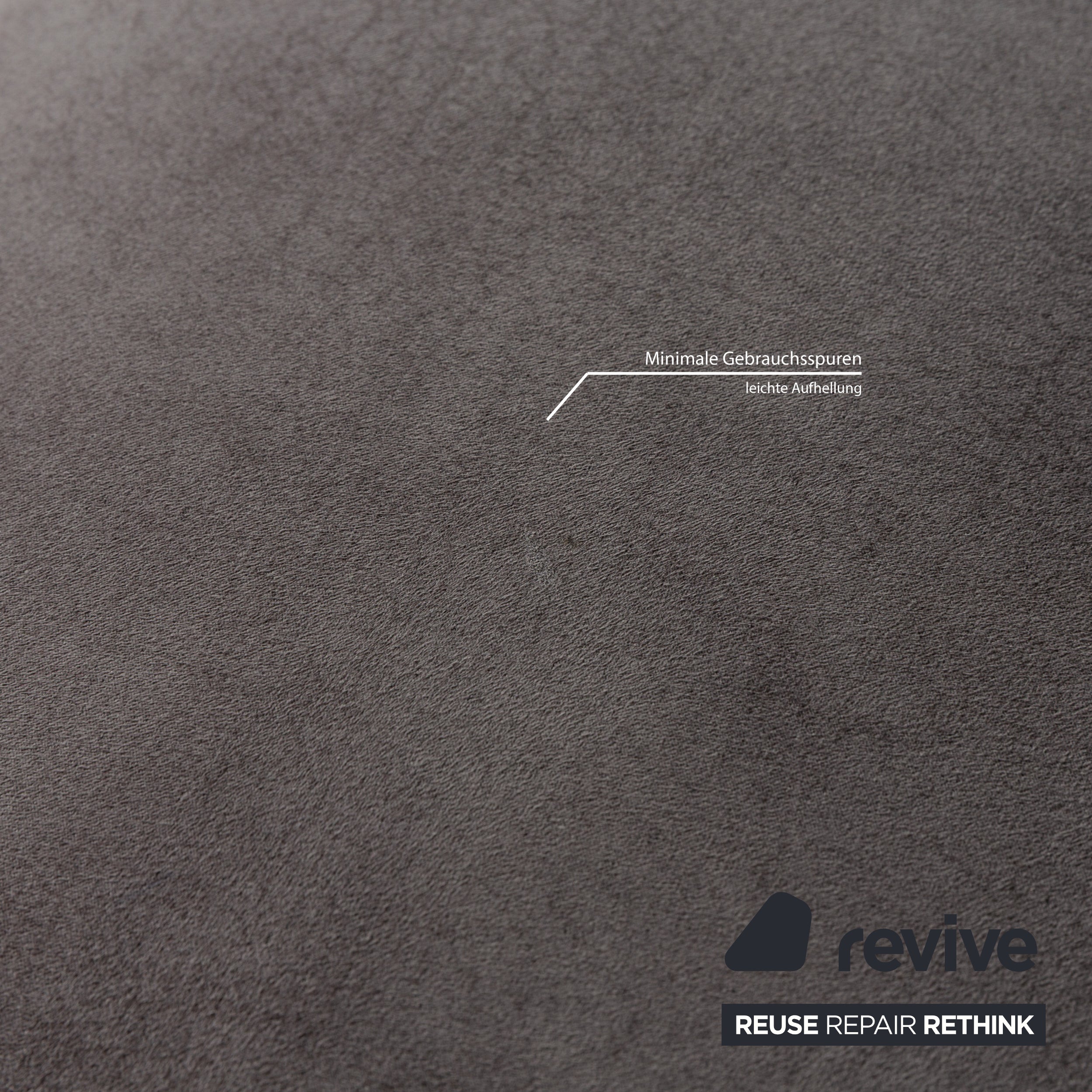 Willi Schillig Taoo Stoff Hocker Grau manuelle Funktion