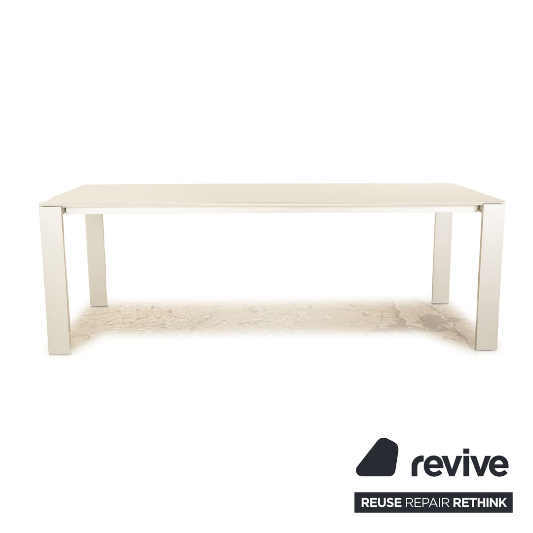 Willisau Glass Dining Table White Dining Room