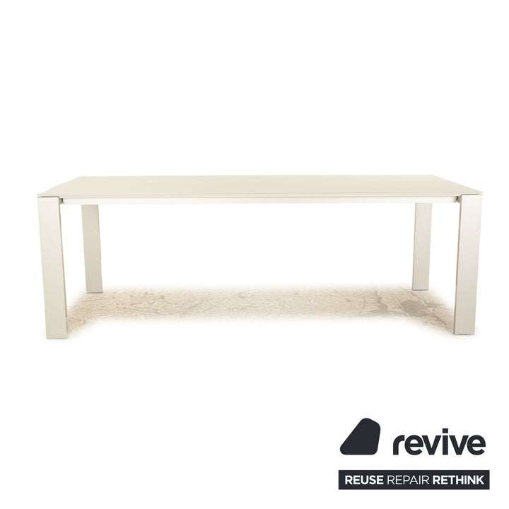 Willisau Glass Dining Table White Dining Room
