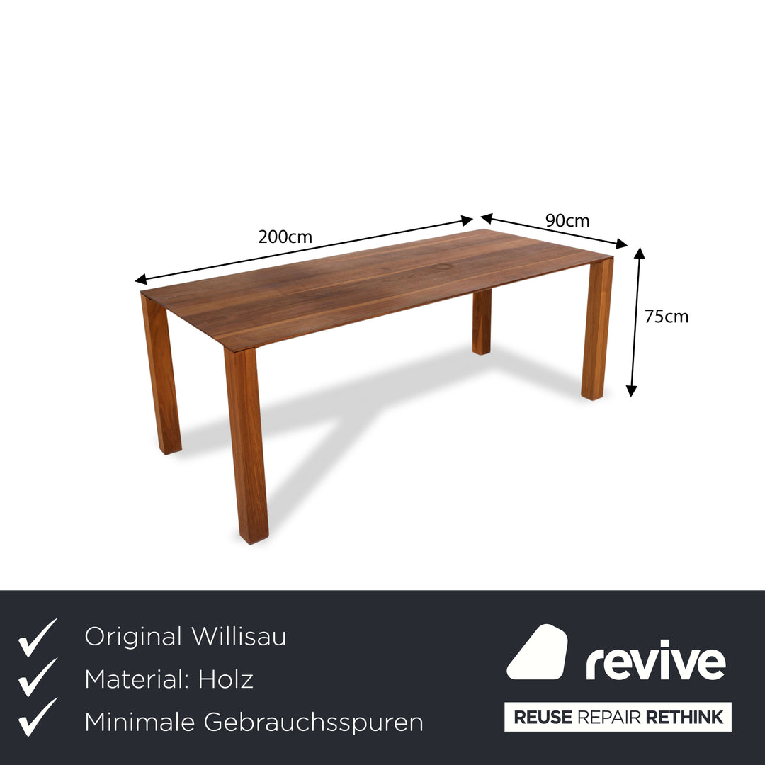 Willisau Varino Wooden Dining Table Brown