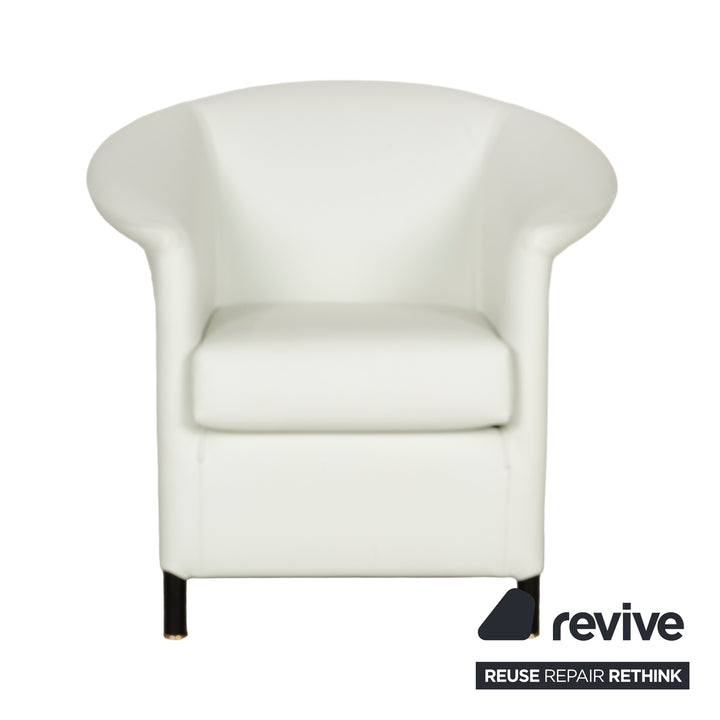 Wittman Aura leather armchair cream
