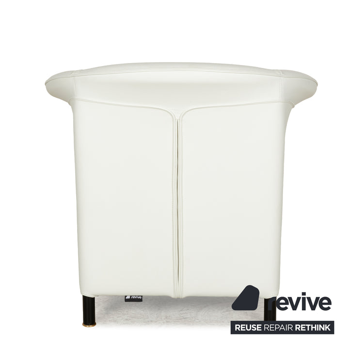 Wittman Aura leather armchair cream