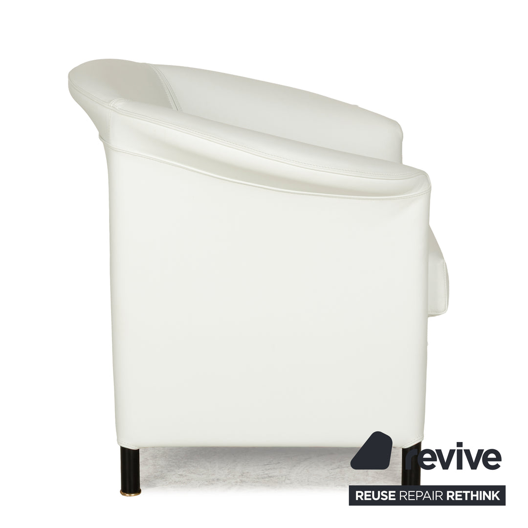 Wittman Aura leather armchair cream