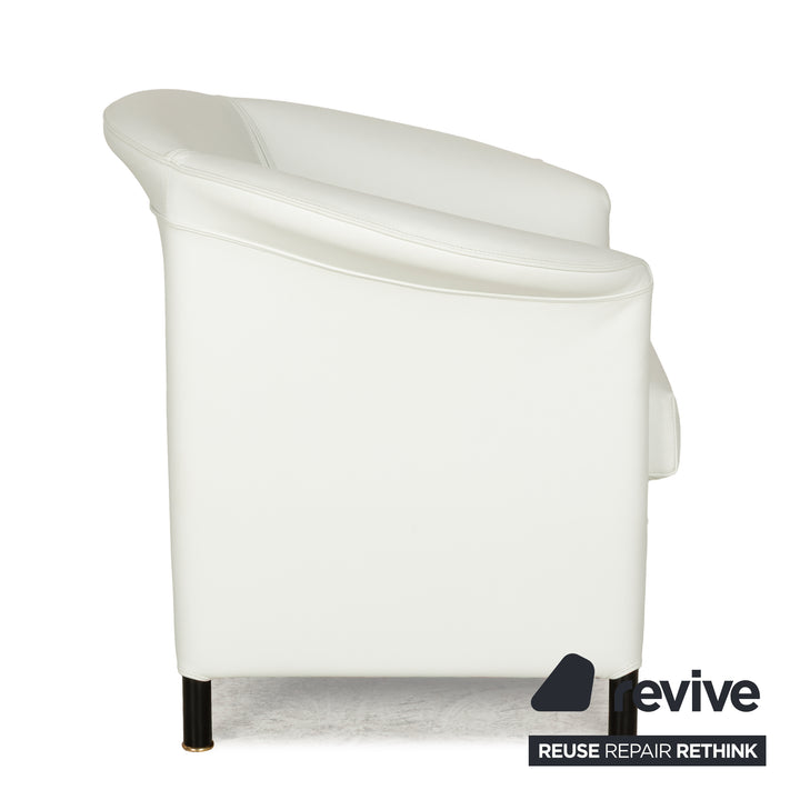 Wittman Aura leather armchair cream
