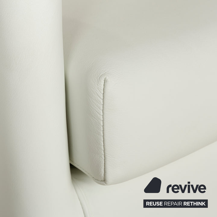 Wittman Aura leather armchair cream