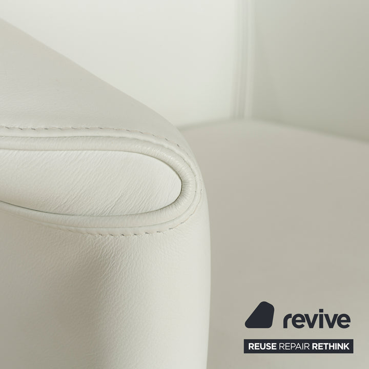 Wittman Aura leather armchair cream