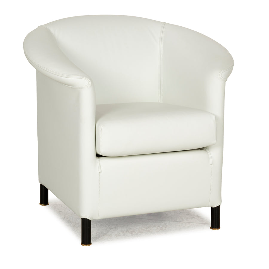 Wittman Aura Leder Sessel Creme