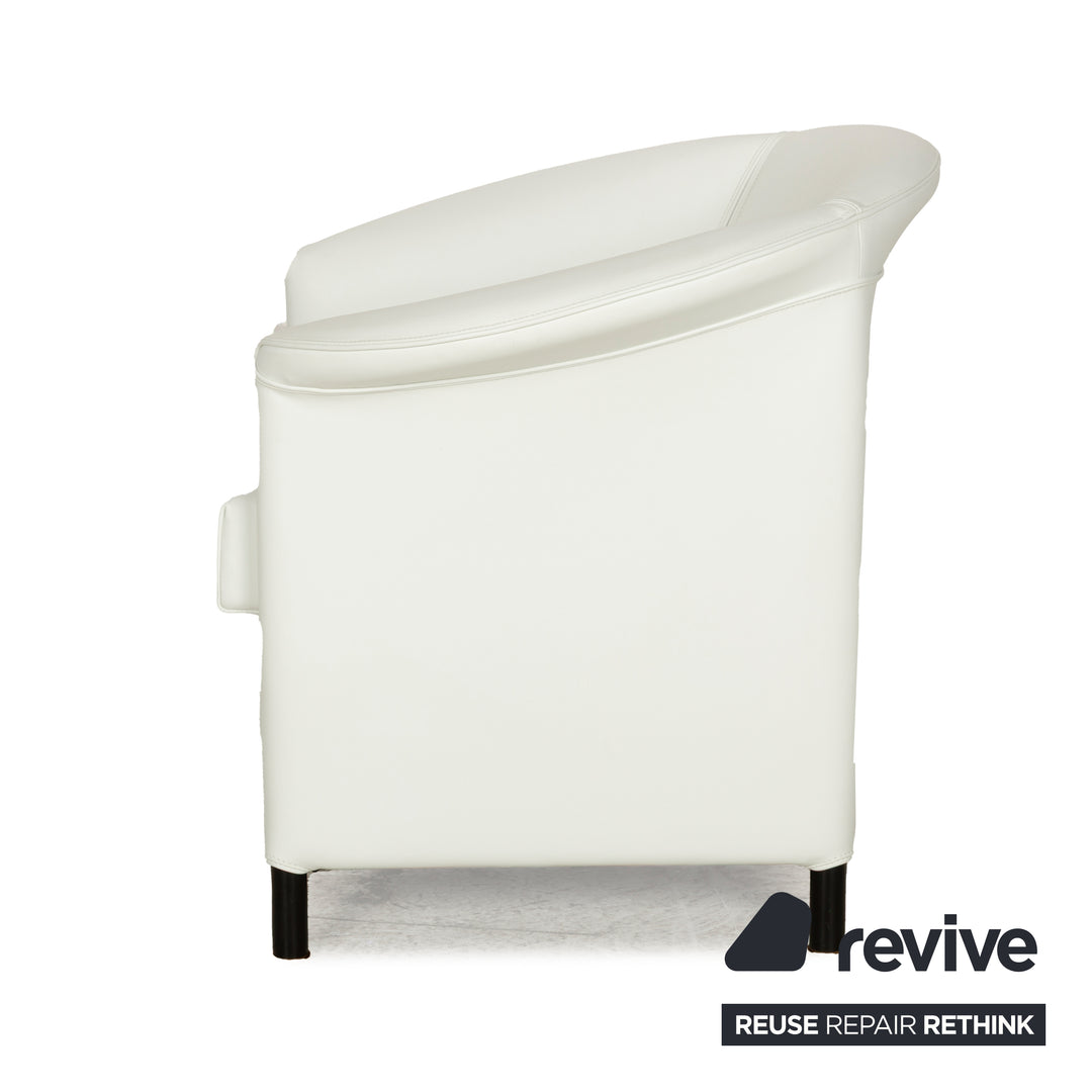Wittman Aura leather armchair cream