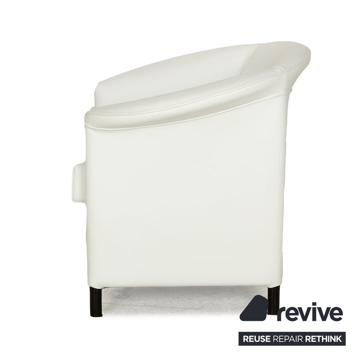 Wittman Aura leather armchair cream