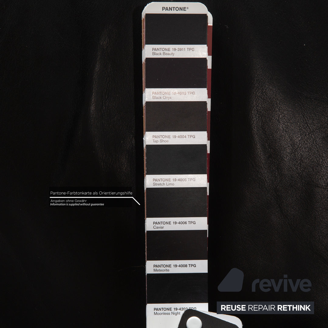 Ensemble de fauteuils en cuir Wittmann Aura noir