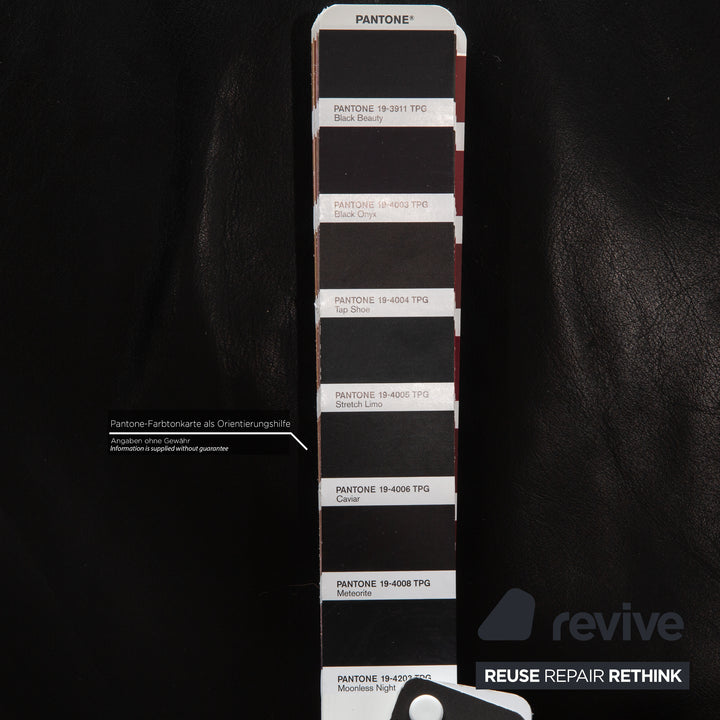 Ensemble de fauteuils en cuir Wittmann Aura noir