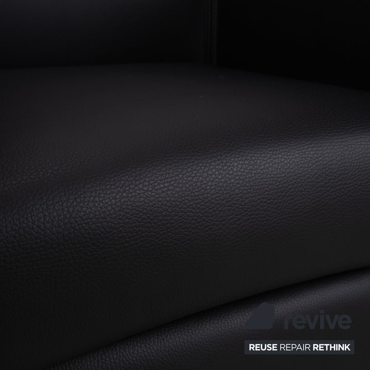 Wittmann Aura Leather Armchair Black