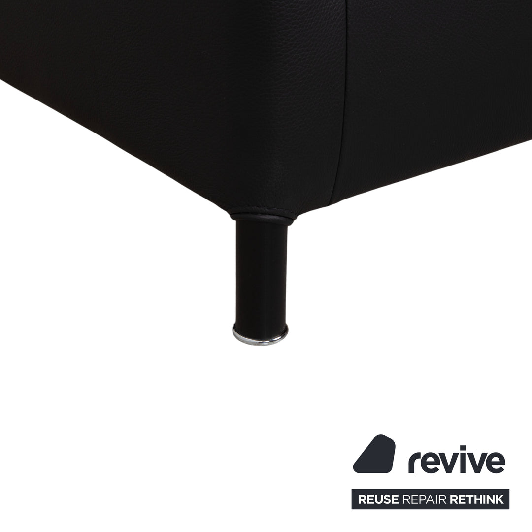 Wittmann Aura Leather Armchair Black