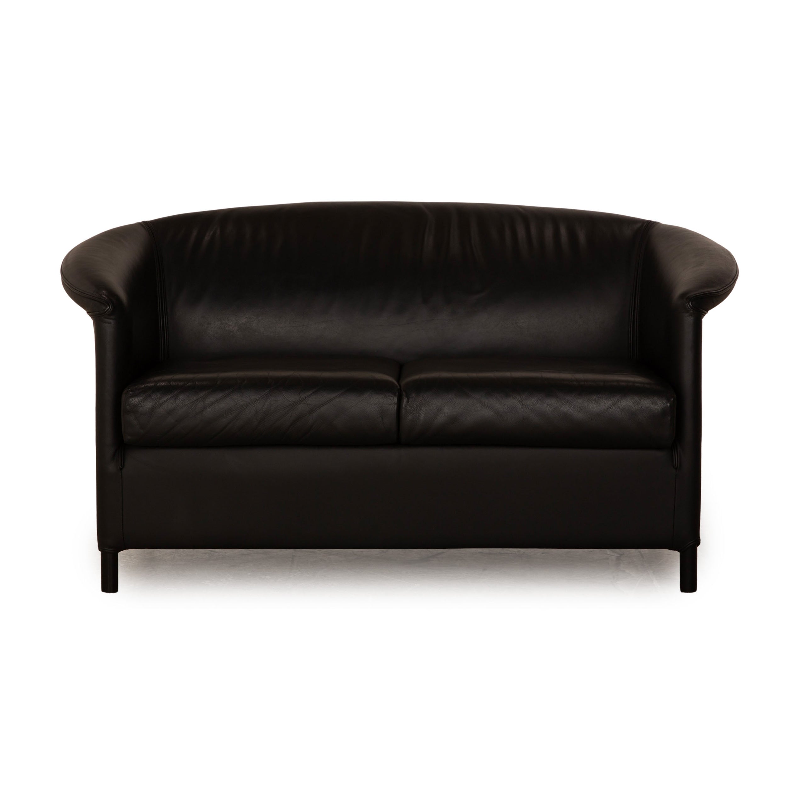 Wittmann Zweisitzer Aura Schwarz Leder - 2. Hand - Revive.de