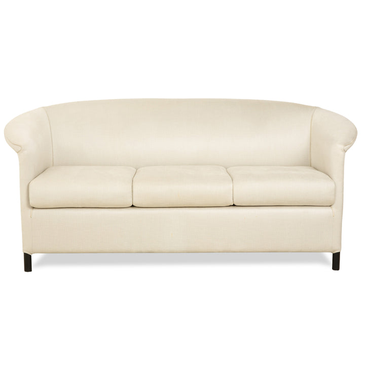 Canapé trois places en tissu Wittmann Aura beige crème