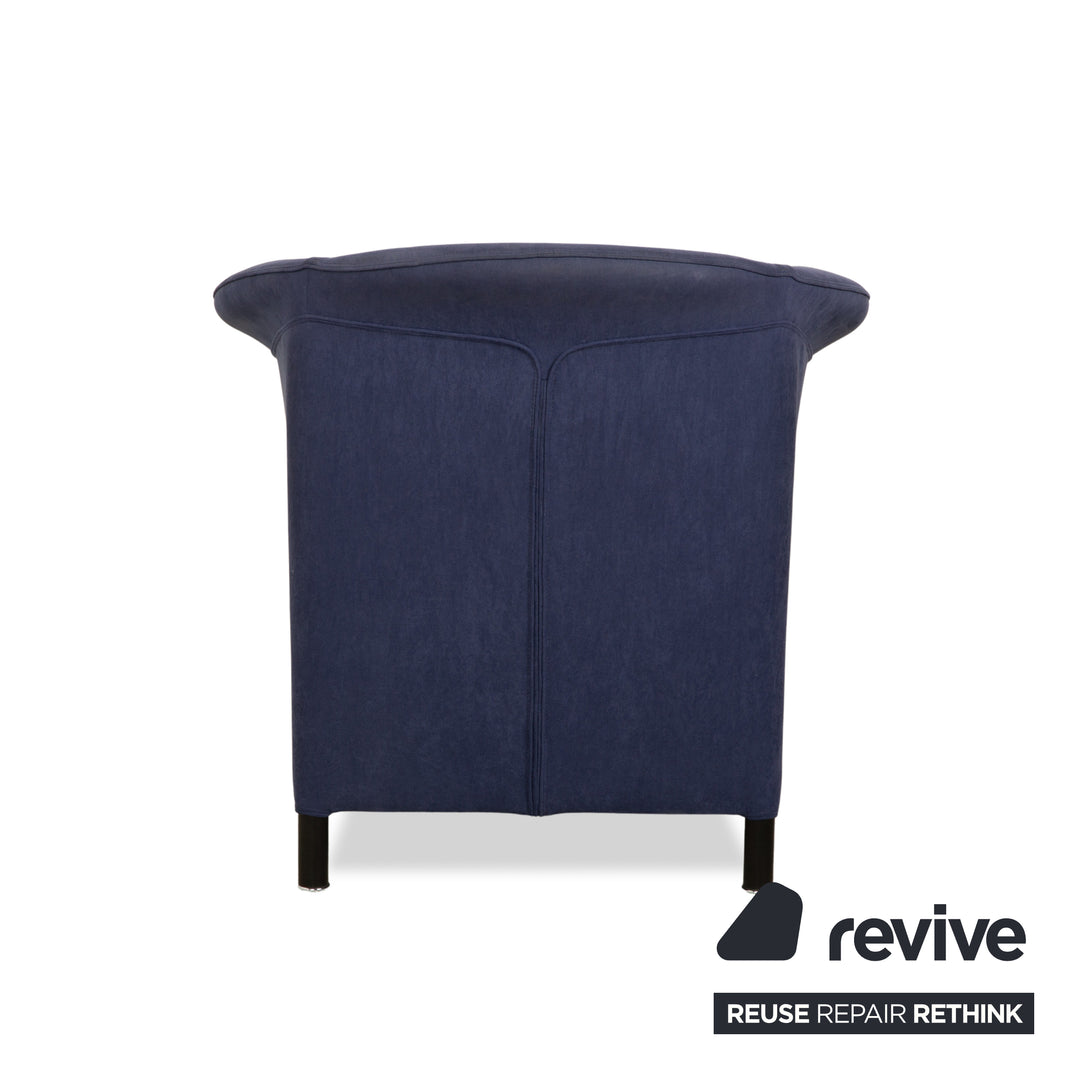 Wittmann Aura Stoff Sessel Dunkelblau Nachtblau