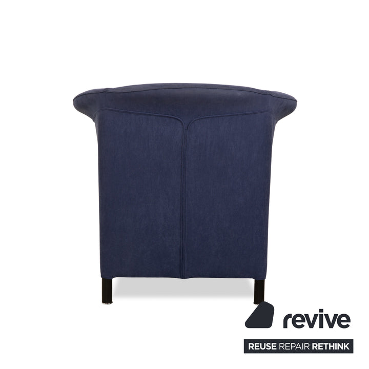 Wittmann Aura Stoff Sessel Dunkelblau Nachtblau