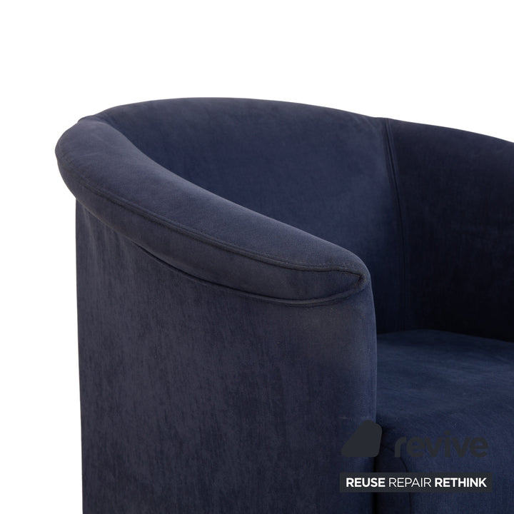 Wittmann Aura Stoff Sessel Dunkelblau Nachtblau