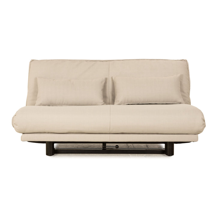 Wittmann Colli Stoff Dreisitzer Hellgrau manuelle Funktion Sofa Couch Neubezug Schlaffunktion