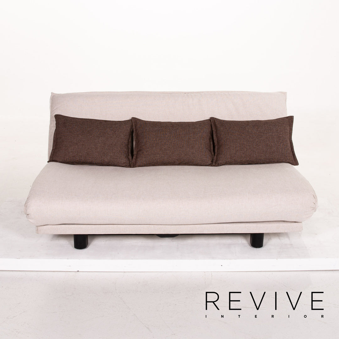 Wittmann Colli Stoff Schlafsofa Creme Dreisitzer Funktion Schlaffunktion Couch #14500