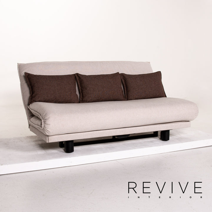 Wittmann Colli Stoff Schlafsofa Creme Dreisitzer Funktion Schlaffunktion Couch #14500