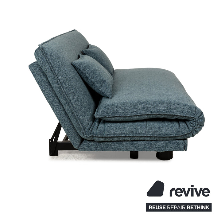 Wittmann Colli Stoff Zweisitzer Blau manuelle Funktion Schlaffunktion Schlafsofa Neubezug