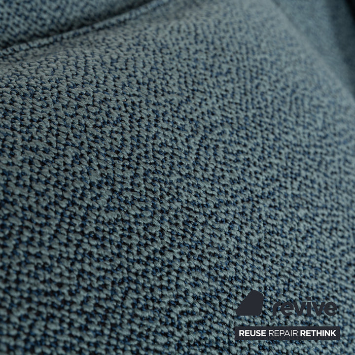 Wittmann Colli Stoff Zweisitzer Blau manuelle Funktion Schlaffunktion Schlafsofa Neubezug