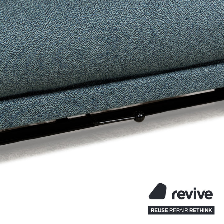 Wittmann Colli Stoff Zweisitzer Blau manuelle Funktion Schlaffunktion Schlafsofa Neubezug