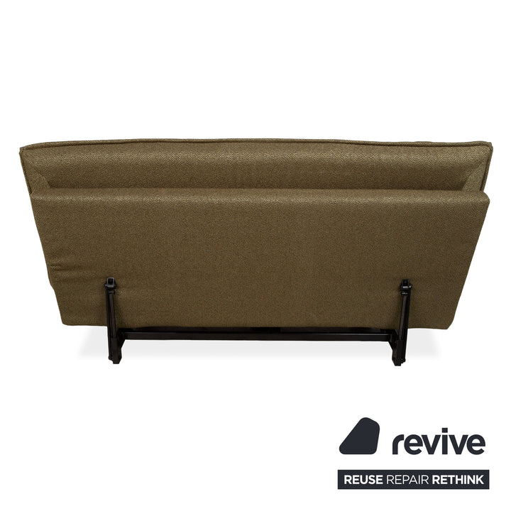 Wittmann Colli Stoff Dreisitzer Grün manuelle Funktion Sofa Couch Schlafsofa Neubezug