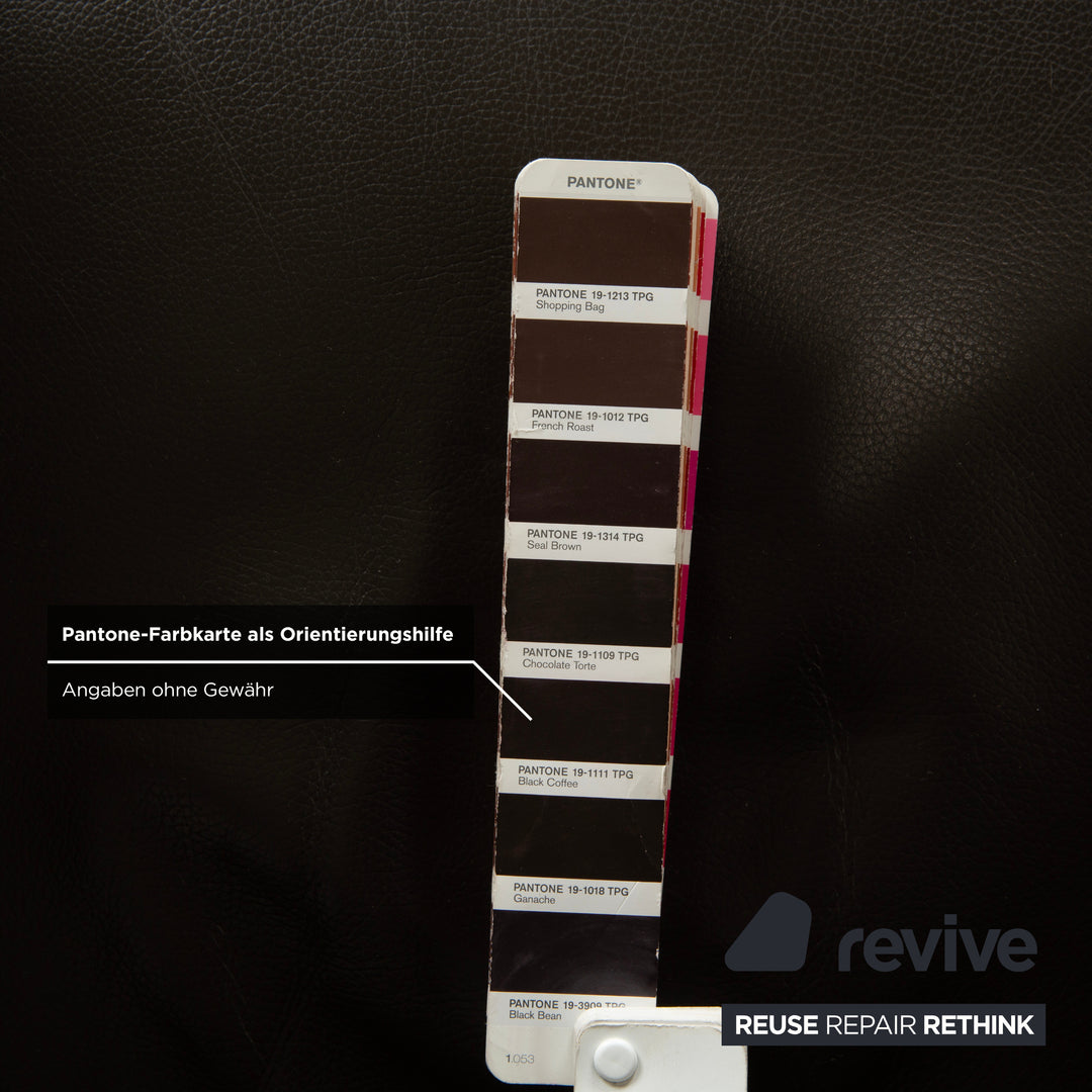 Wittmann Lindberg Ledersessel Relaxsessel Braun 15864 Toro Espresso manuelle Funktion