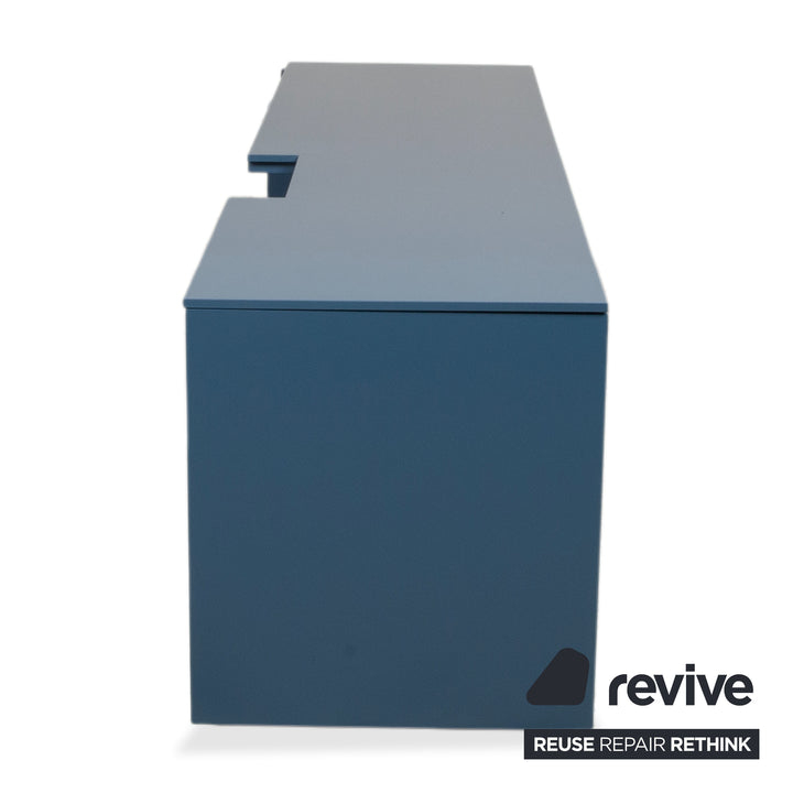 WK Wohnen 419 Intono Holz Sideboard Blau manuelle Funktion