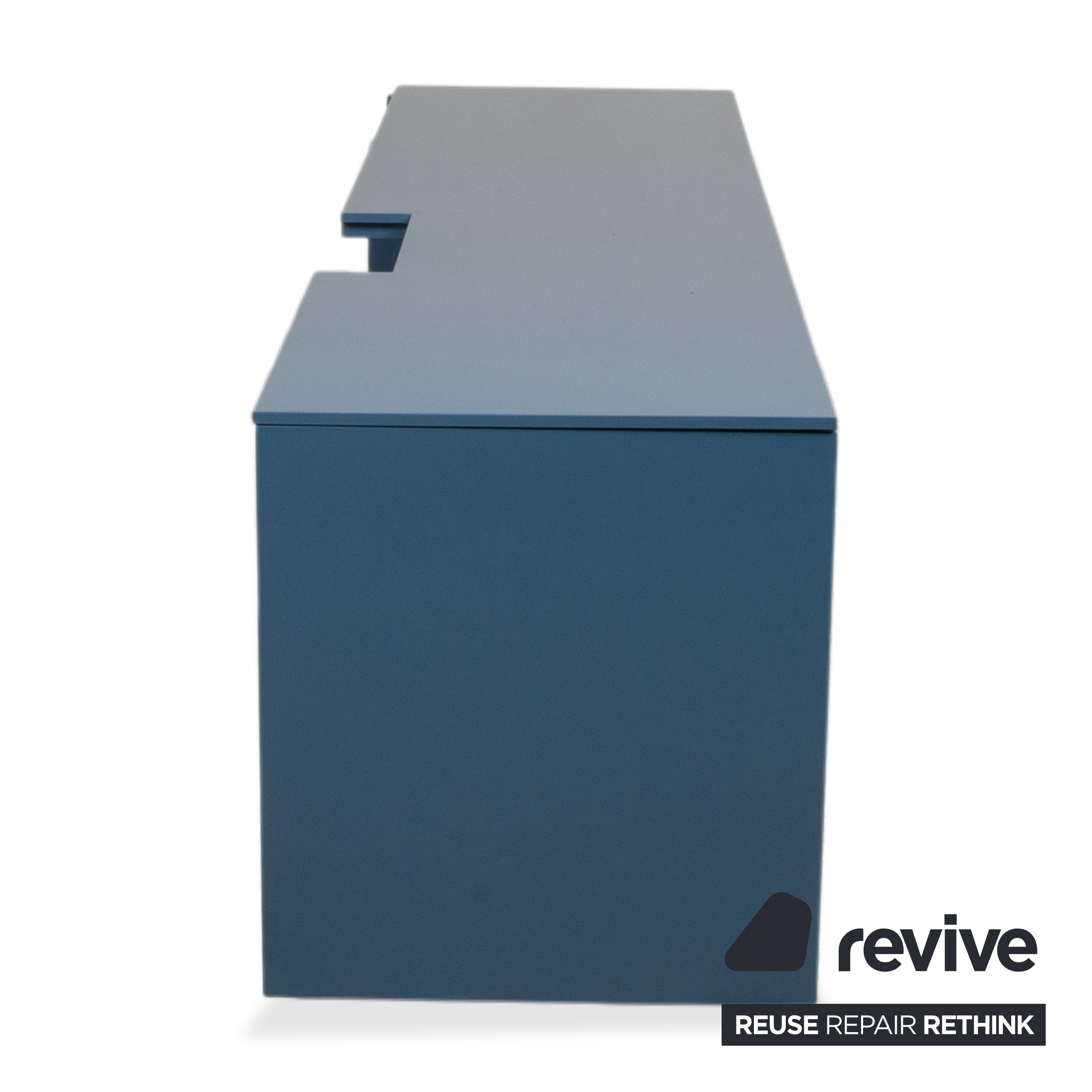 WK Wohnen 419 Intono Holz Sideboard Blau manuelle Funktion
