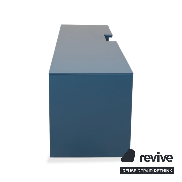 WK Wohnen 419 Intono Holz Sideboard Blau manuelle Funktion