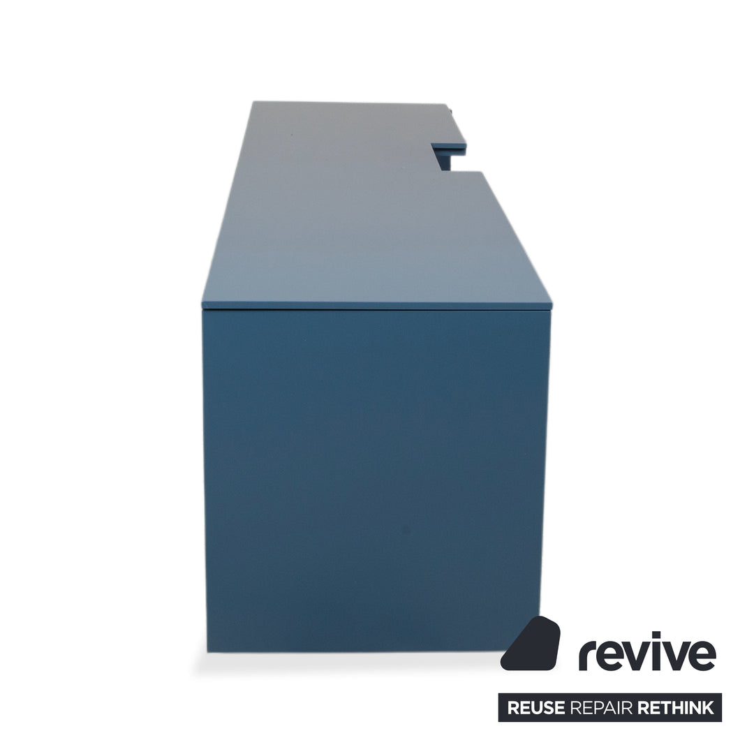 WK Wohnen 419 Intono Holz Sideboard Blau manuelle Funktion